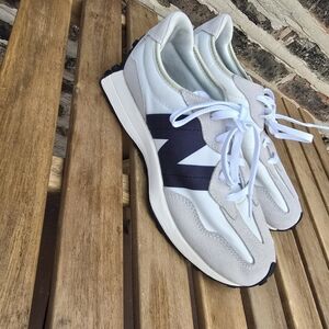 New Balance  Gray and White Sneakers